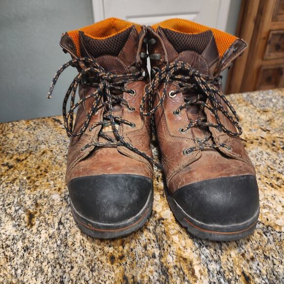 Timberland Pro Brown Men\'s Work Boots Size 13 M US ID 52562 A7501 Steel Toe main image 12